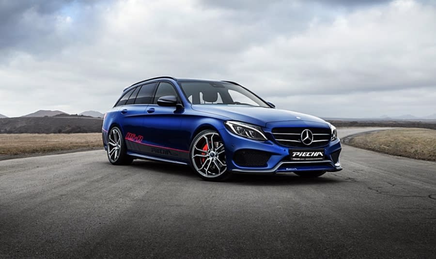 Piecha Design C205 RS-R帶給Mercedes-AMG C63 Estate更修長的身形，素素改老婆才不會發現！