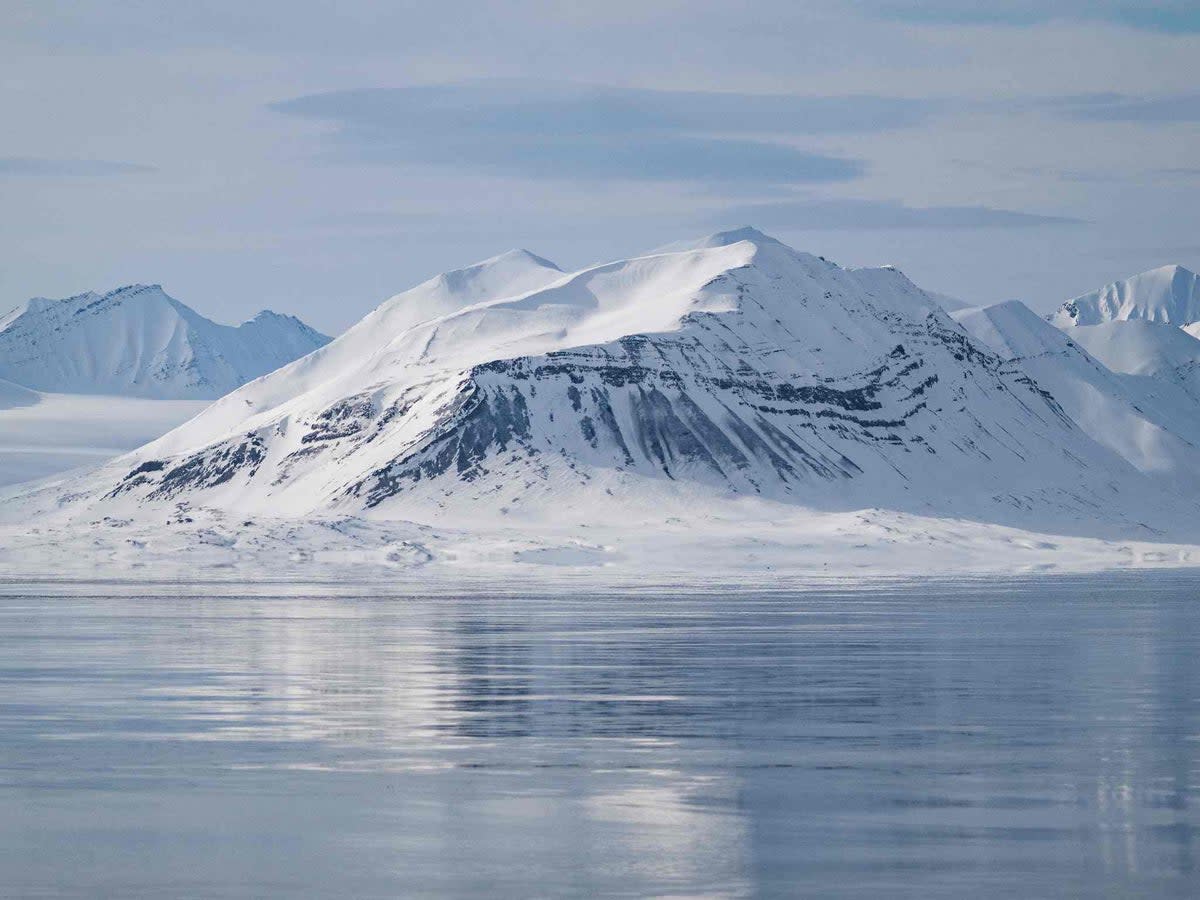 Svalbard, a demilitarised Rorschach blot of rock, lies roughly halfway between Norway and the North Pole  (AFP/Getty)
