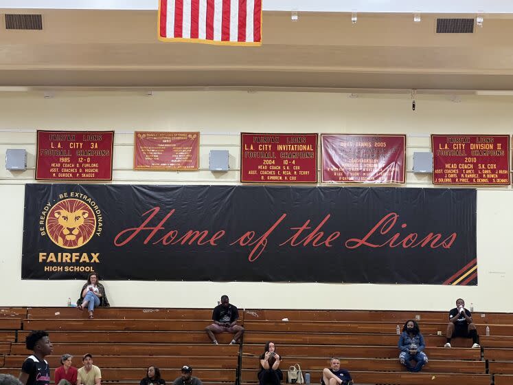 Fairfax High's historic gymnasium will be demolished and be replaced with a new gymnasium