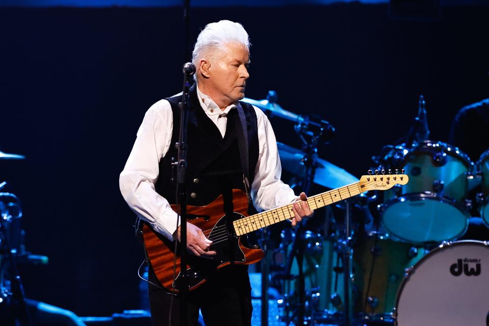 Don Henley of the Eagles at the band's April 7, 2023 "Hotel California 2023 Tour" show at the Prudential Center in Newark.