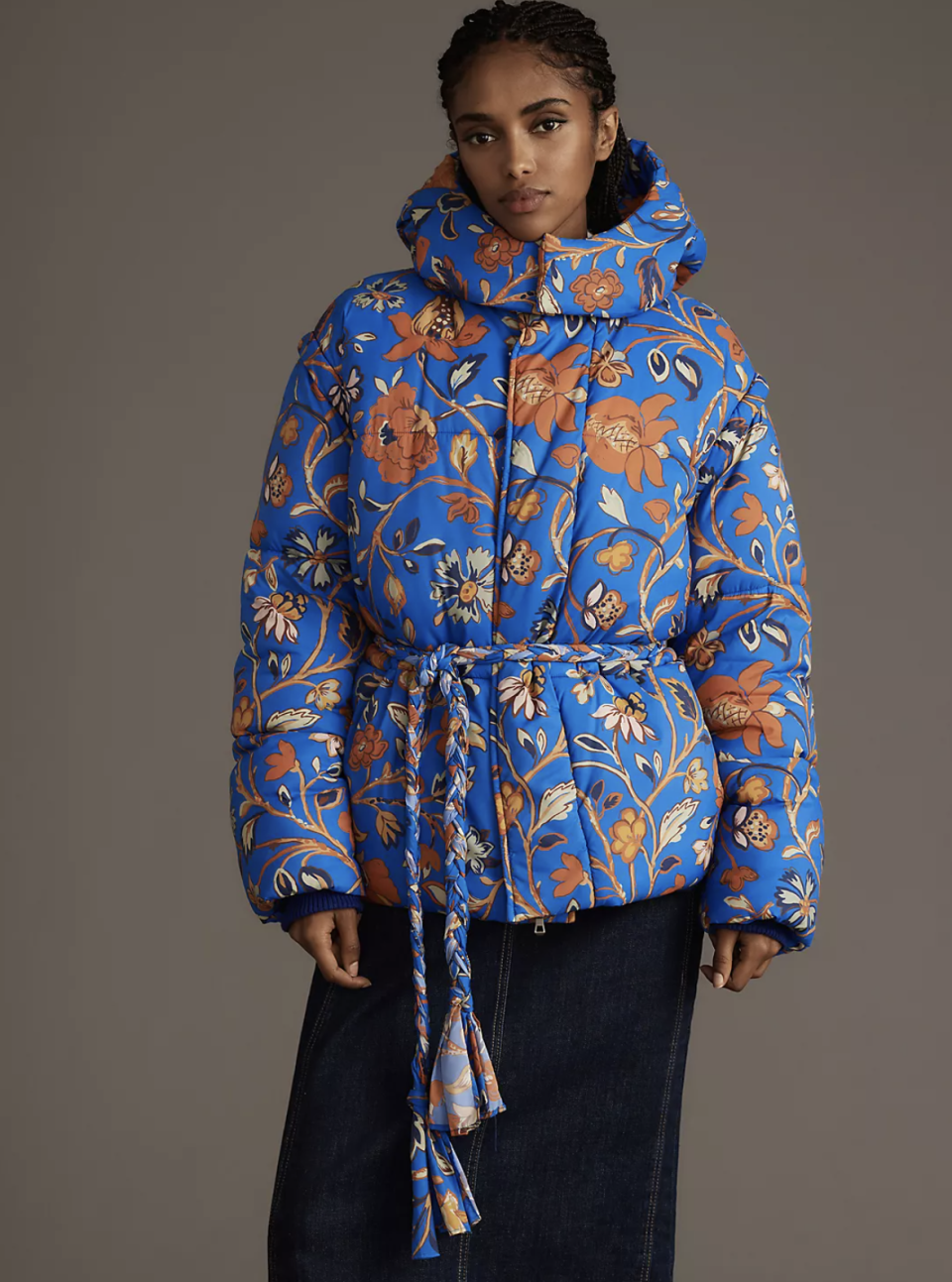 RHODE Dolly Printed Puffer Coat (Photo via Anthropologie)