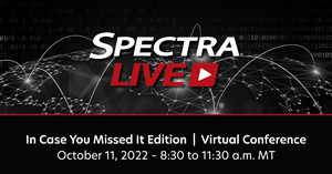 Not able to attend IT industry events this year?  Register for the SpectraLIVE 'In Case You Missed It Edition', a free virtual conference sponsored by Spectra Logic,  The virtual conference will discuss top trends that Spectra saw at industry events and will touch on what Spectra Logic covered onsite.
