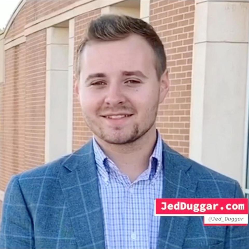 <p>The Duggar family has gained a new member! 22-year-old Jedidiah "Jed" Duggar <a href="https://people.com/tv/jed-duggar-marries-katey-nakatsu-after-quiet-courtship/" rel="nofollow noopener" target="_blank" data-ylk="slk:quietly wed Katey Nakatsu;elm:context_link;itc:0;sec:content-canvas" class="link ">quietly wed Katey Nakatsu</a> on April 3 after courting her over the past year. </p> <p>"The couple was married in a private ceremony Saturday with family and close friends in attendance," a rep for the family told PEOPLE. "It was a beautiful ceremony and the entire family is so happy for them."</p> <p>The aspiring politician announced the news on <a href="https://www.instagram.com/p/CNOcj9JMCoS/" rel="nofollow noopener" target="_blank" data-ylk="slk:Instagram;elm:context_link;itc:0;sec:content-canvas" class="link ">Instagram</a>, sharing a sweet tribute to his new bride.</p> <p>"For a long time I have prayed for my future spouse, not knowing who that person would be. God answered my prayers far beyond what I could have ever imagined in Katey," he wrote alongside a photo of the couple on their wedding day. "We have enjoyed quietly developing our relationship over the past year and every moment together has been amazing!" </p> <p>"I'm so grateful God brought Katey into my life and excited to share with you all that today she became my wife," he continued. "Katey, the thought of sharing the rest of my life with you makes me the happiest man in the world! I love you so much! #happilyeverafter."</p>