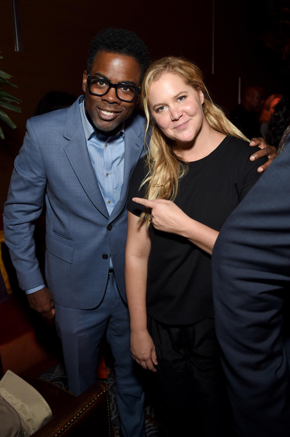 NEW YORK, NY - SEPTEMBER 12:  Chris Rock and Amy Schumer attend the after party for the 2018 GOOD+ Foundation’s Evening of Comedy + Music Benefit, presented by Samsung Electronics America at Ziegfeld Ballroom on September 12, 2018 in New York City.  (Photo by Jamie McCarthy/Getty Images for GOOD+ Foundation)