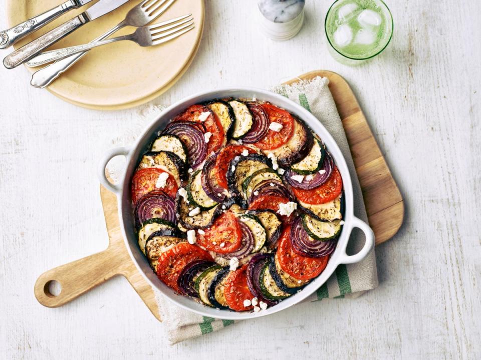 Provencal tian is similar to ratatouille, but cooking slightly differently (Boursin)