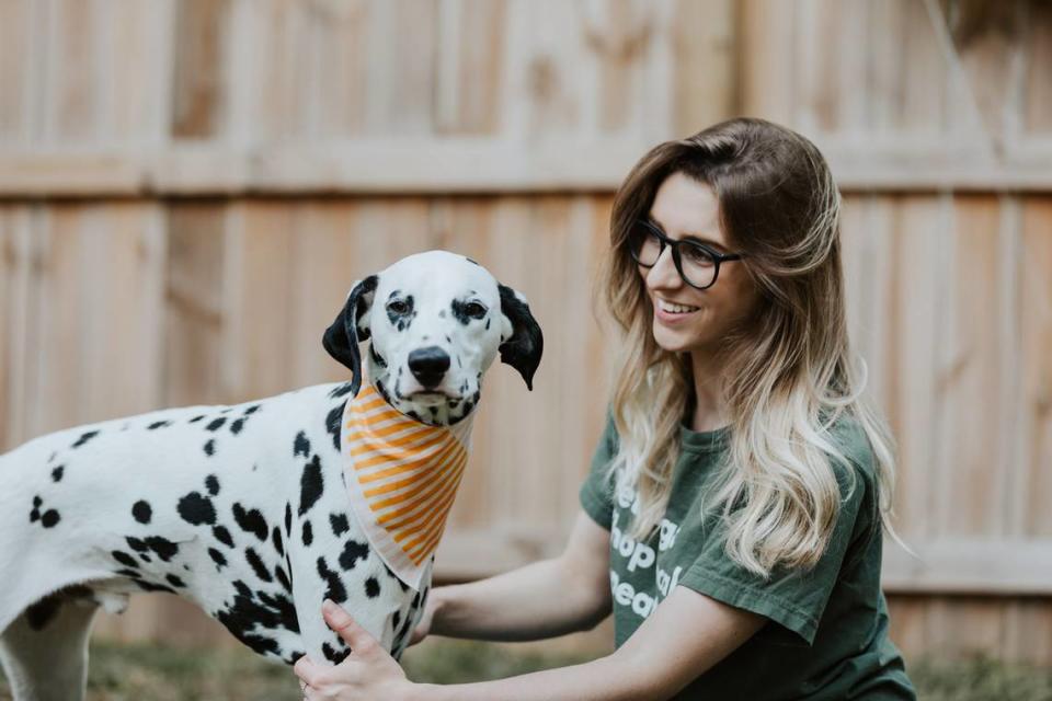 Maddie St. Gelais was inspired to open a pet boutique, Modern Companion, from her two dalmations. St. Gelais will open the first brick-and-mortar location in Chapin in March, 2021.