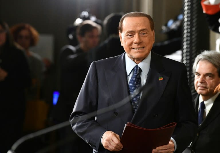 Silvio Berlusconi, pictured in 2016, stands accused of paying off a witness in the trial in which he was acquitted on charges of paying a 17-year-old for sex