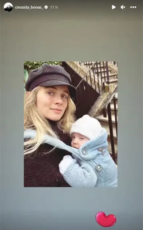 Cressida Bonas y su bebé