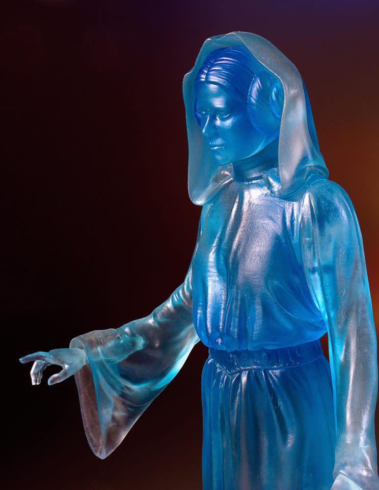 Holographic Princess Leia Collector's Gallery Statue