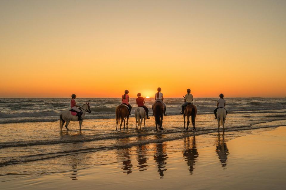 <p>Now is the time to start brushing up on your equestrian skills. If riding a horse across the beach at sunset isn't already on your bride's bucket list, it will be when you mention this as an activity for her bachelorette party. </p>