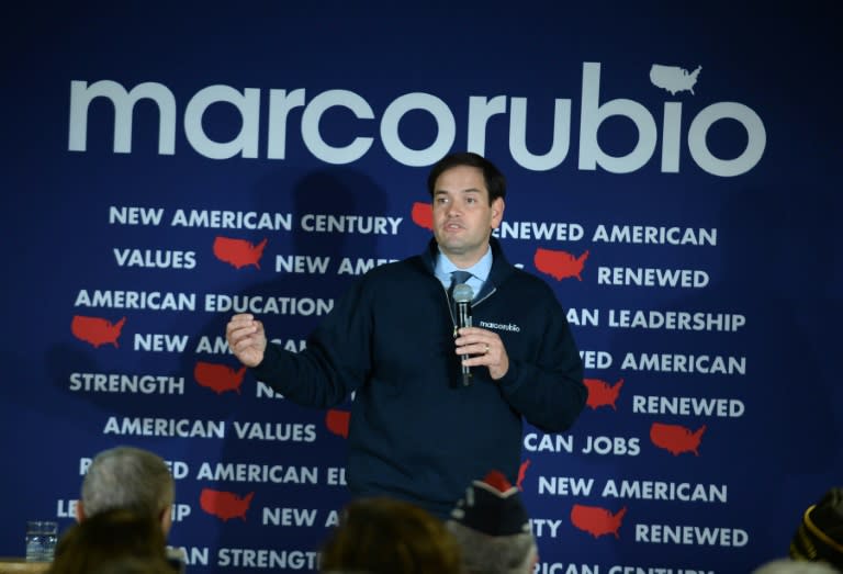 Billionaire Frank VanderSloot believes Marco Rubio, pictured, is the strongest Republican aiming to succeed outgoing Democratic President Barack Obama