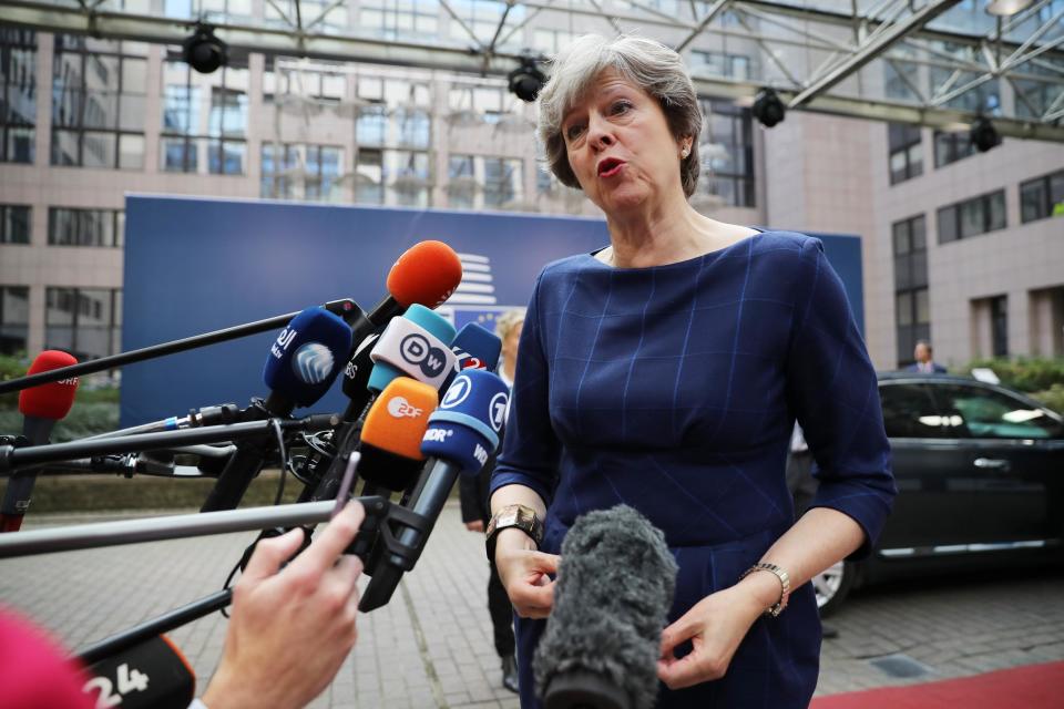 As soon as someone can find a convincing answer to the question 'If not Theresa, then who?', the May premiership will be over: Getty Images