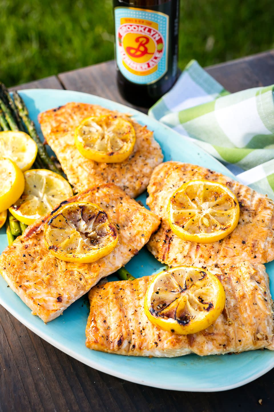 Lemony Grilled Salmon