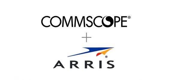 CommScope plus ARRIS logos