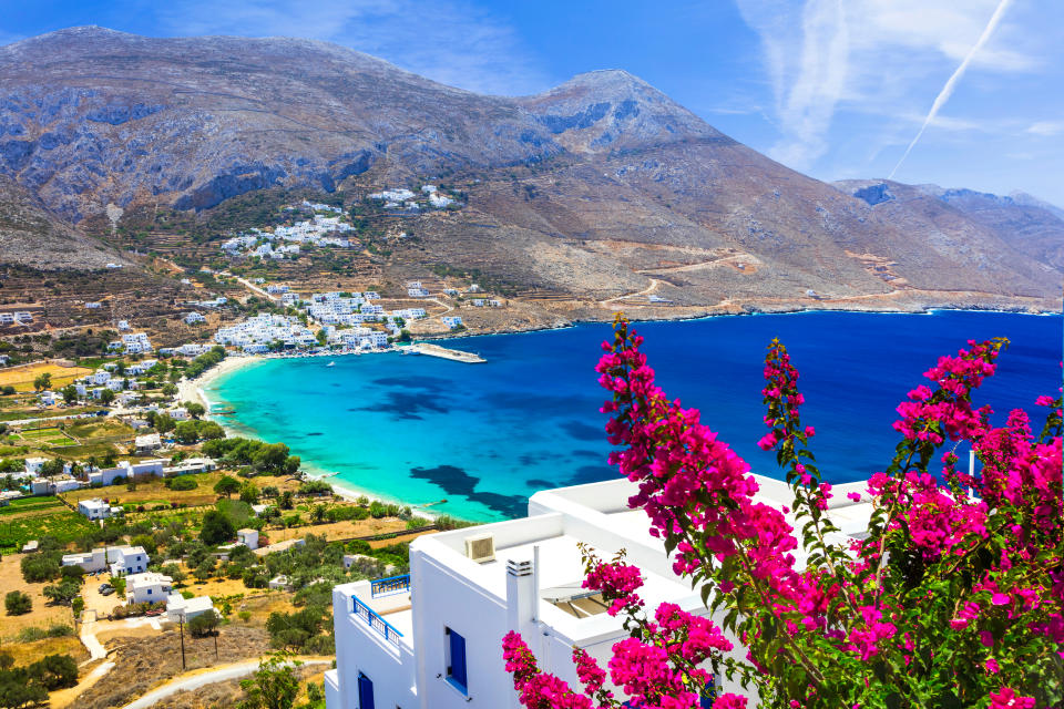 La magnifique et méconnue île d'Amorgos, en Grèce (Crédit : Getty Images)