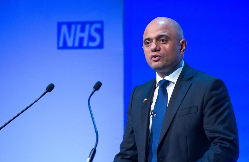 Health secretary Sajid Javid opened up about his older brother committing suicide (PA)
