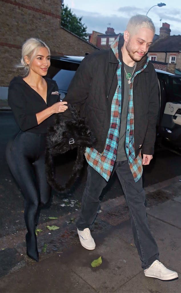 Kim Kardashian, Pete Davidson, London