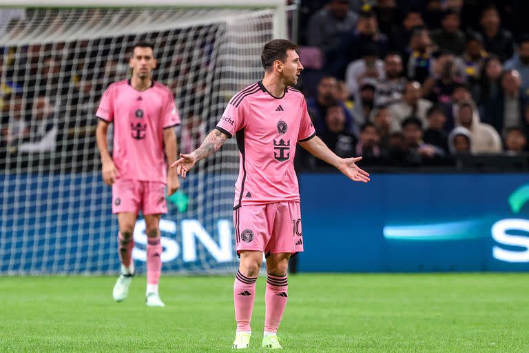 Lionel Messi jugó apenas un puñado de minutos ante Al Nassr; la imagen lo dice todo