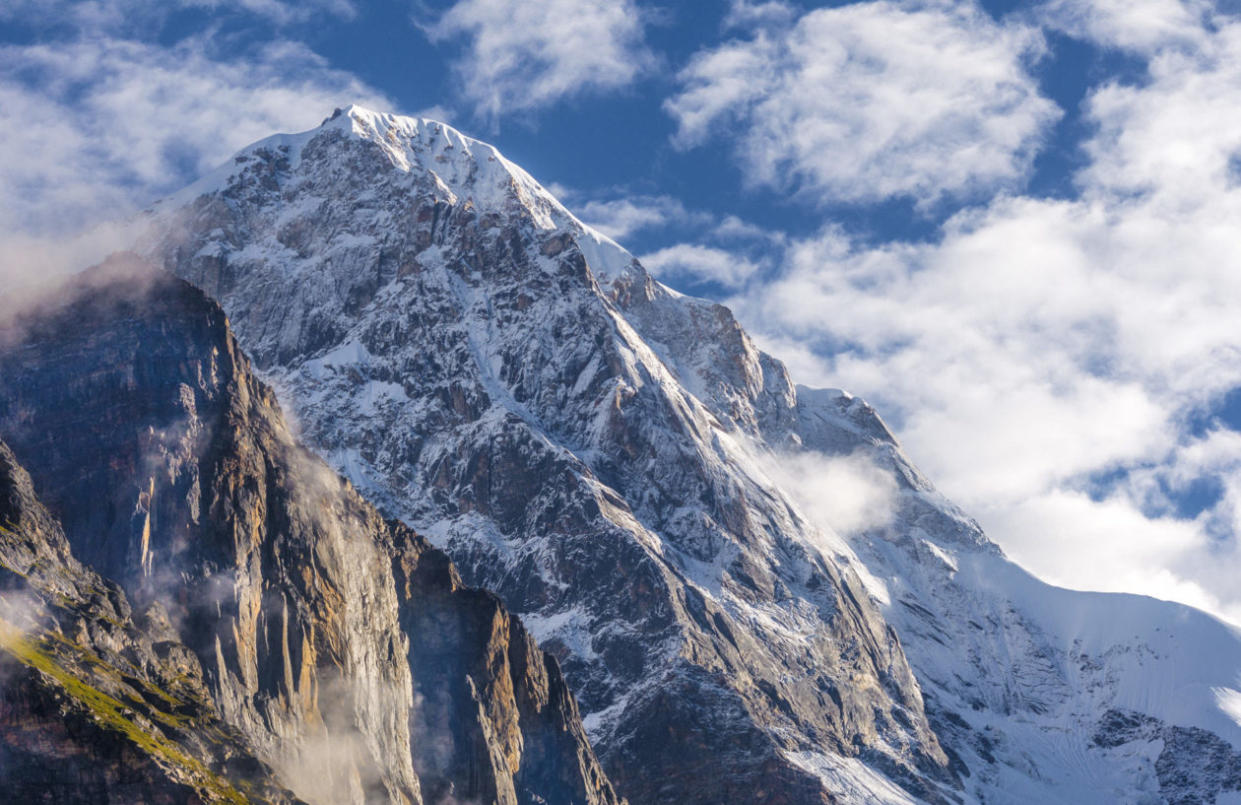 Nilkanth Peak in the Himalayas. Pawan Modi via Wikipedia