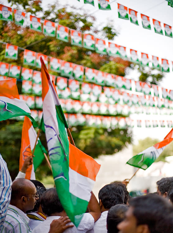 The Congress won a thumping victory in Karnataka to wrest power after a seven year gap, crushing the BJP in a key election ahead of next year's Lok Sabha ballot. Congress activists celebrated wildly all across Karnataka as a vote count that began at 8 am showed that the party won 120 seats in the 225-member assembly -- seven more than the half-way mark. The Congress victory "is a clear result against the ideology of the BJP", Manmohan Singh said in New Delhi. "The people of the country know what's what and they will reject the BJP ideology as the result in Karnataka shows."