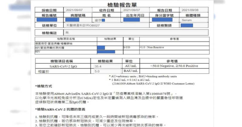 四叉貓公布檢驗結果。