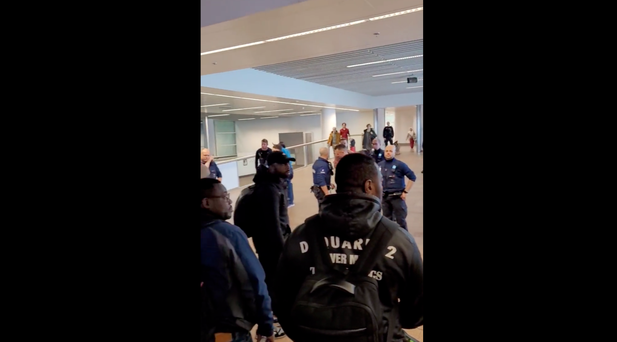 Pasajeros de vuelo cancelado se rebelan y bloquean terminal en Bruselas
