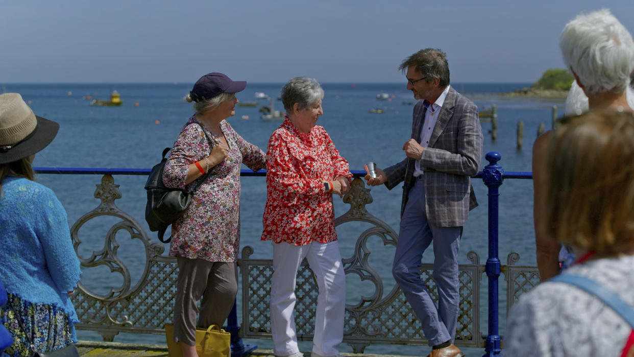 Antiques Roadshow s46,24-09-2023,Swanage Pier and Seafront, Dorset 2,Expert Duncan Campbell,Expert Duncan Campbell see some stylish George Jenson silver with a healthy price tag,BBC Studios,BBC Studios