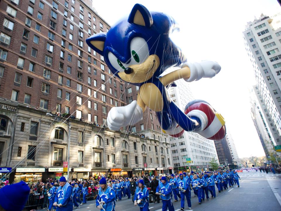 macy's thanksgiving day parade sonic the hedgehog