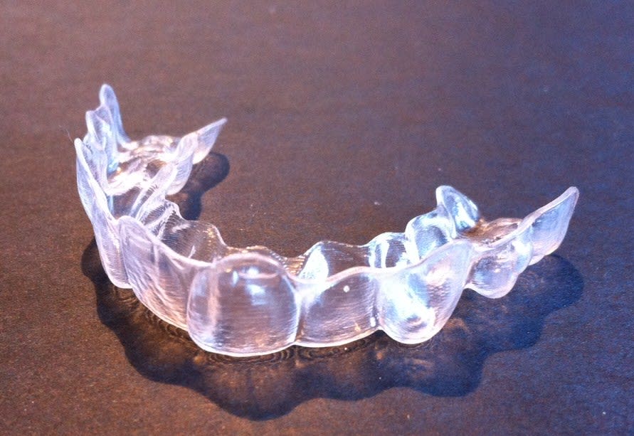 <div class="inline-image__caption"><p>Invisalign pioneered plastic aligners as an alternative to metal braces, but dentist visits were required. </p></div> <div class="inline-image__credit">Smikey Io/Wkimedia Commons</div>