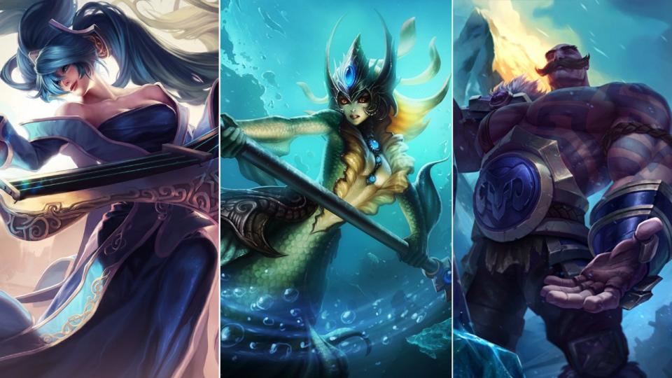 Sona, Nami, and Braum will be your best bet in the upcoming patch. (Photo: Riot Games)