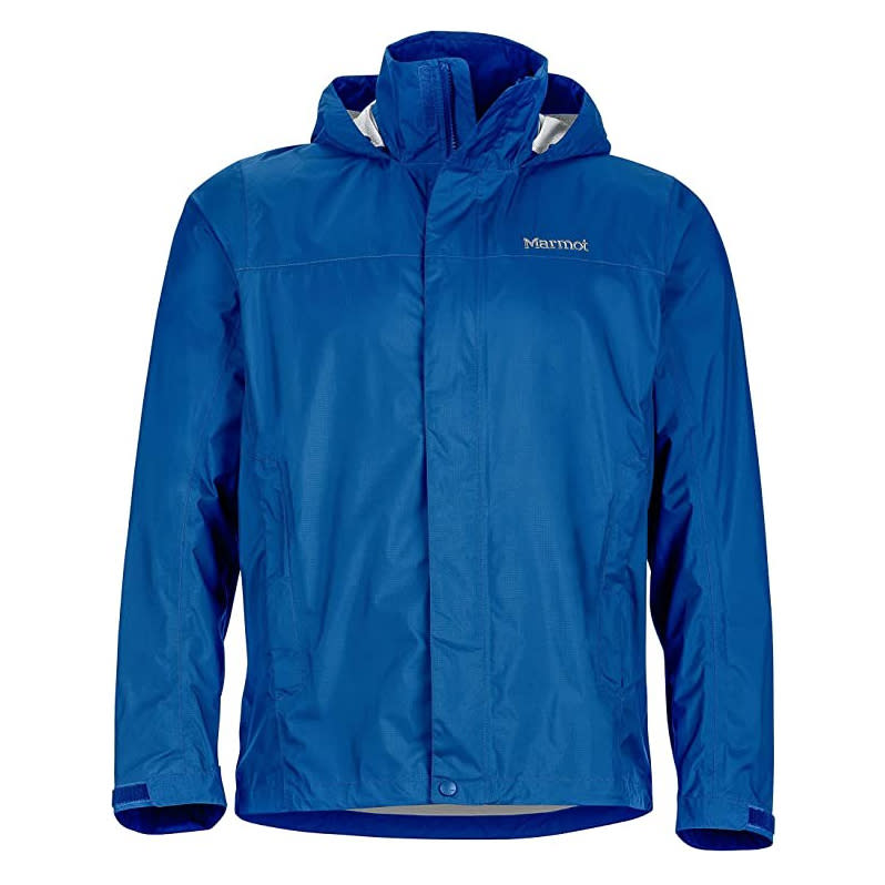 blue marmot rain jacket