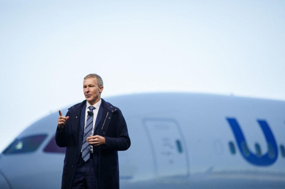 United CEO Scott Kirby says delays for 737-Max delivery are certain to curtail his airline’s growth plans. AFP via Getty Images