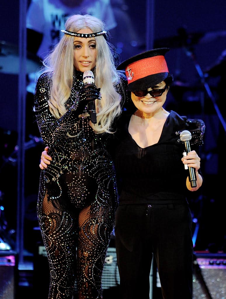 Lady Gaga Yoko Ono Concert