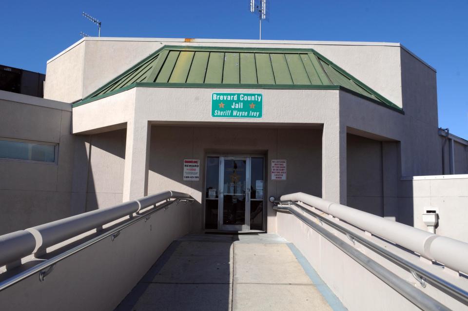 An entrance to the Brevard County Jail Complex in Sharpes.