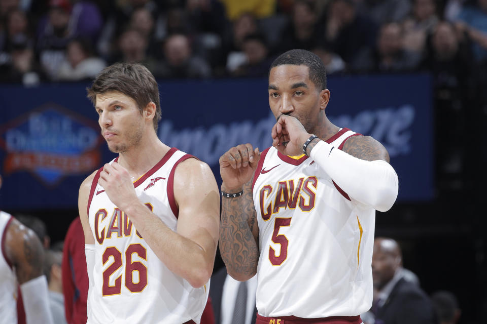Kyle Korver and J.R. Smith are always looking to get hot. (Getty Images)