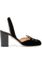 <p><i><a href="https://www.net-a-porter.com/gb/en/product/710295/Charlotte_Olympia/kitty-embroidered-patent-leather-trimmed-velvet-slingback-pumps" rel="nofollow noopener" target="_blank" data-ylk="slk:Net-A-Porter, £495;elm:context_link;itc:0;sec:content-canvas" class="link ">Net-A-Porter, £495</a></i></p>