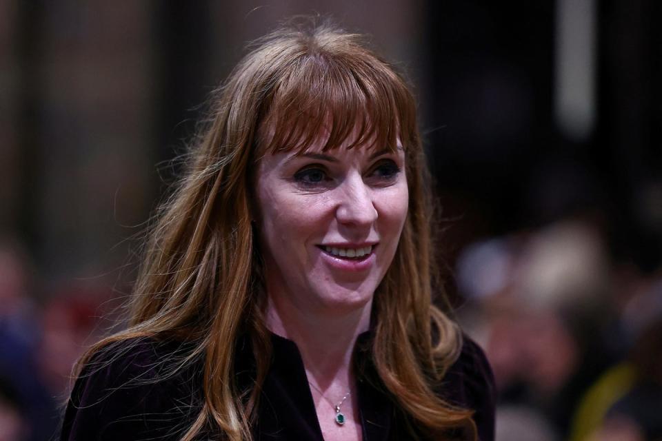 Angela Rayner said on Thursday she would like to see Abbott back in the Labour Party (Reuters)