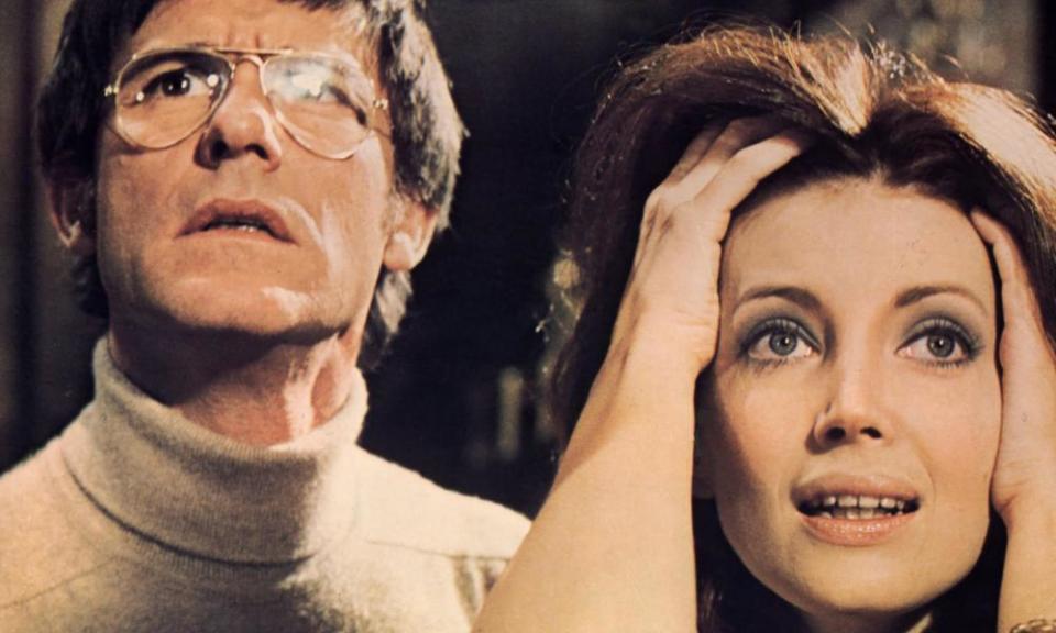 Gayle Hunnicutt and Roddy McDowall in The Legend of Hell House, 1973.