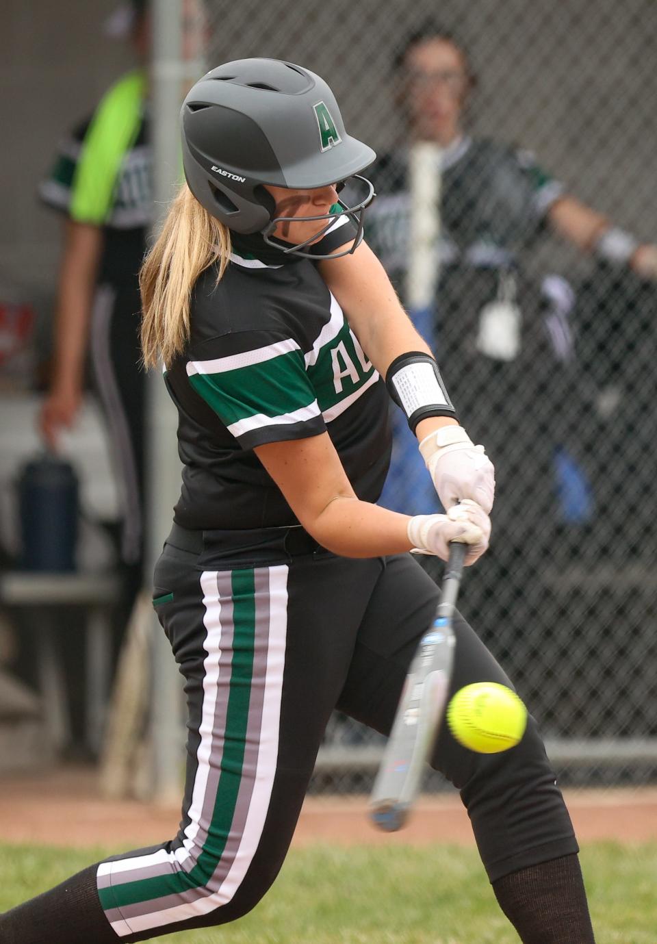 Ava Ryncarz batted over .400 for the Aurora softball team.