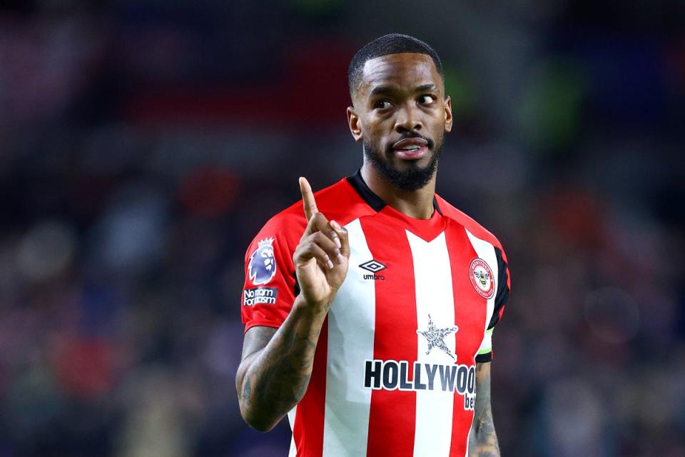 Return: Brentford striker Ivan Toney has been recalled to the latest England squad (Getty Images)