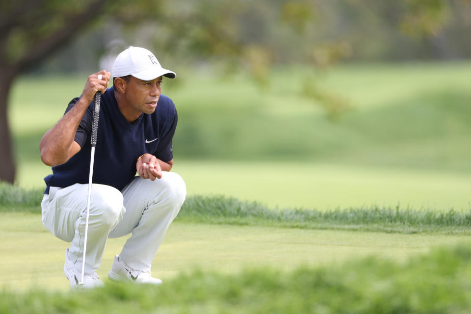 Tiger Woods brought home a solid opening round at the U.S. Open. (Photo by Jamie Squire/Getty Images)