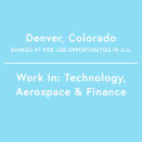 <p>Tech sector growth accounts for much of Denver's success in terms of employment stats in recent years. Other major industries in the area include aerospace, aviation, financial services, and energy. Chipotle is also headquartered here.</p> <p>Job Growth: 17.41%</p>