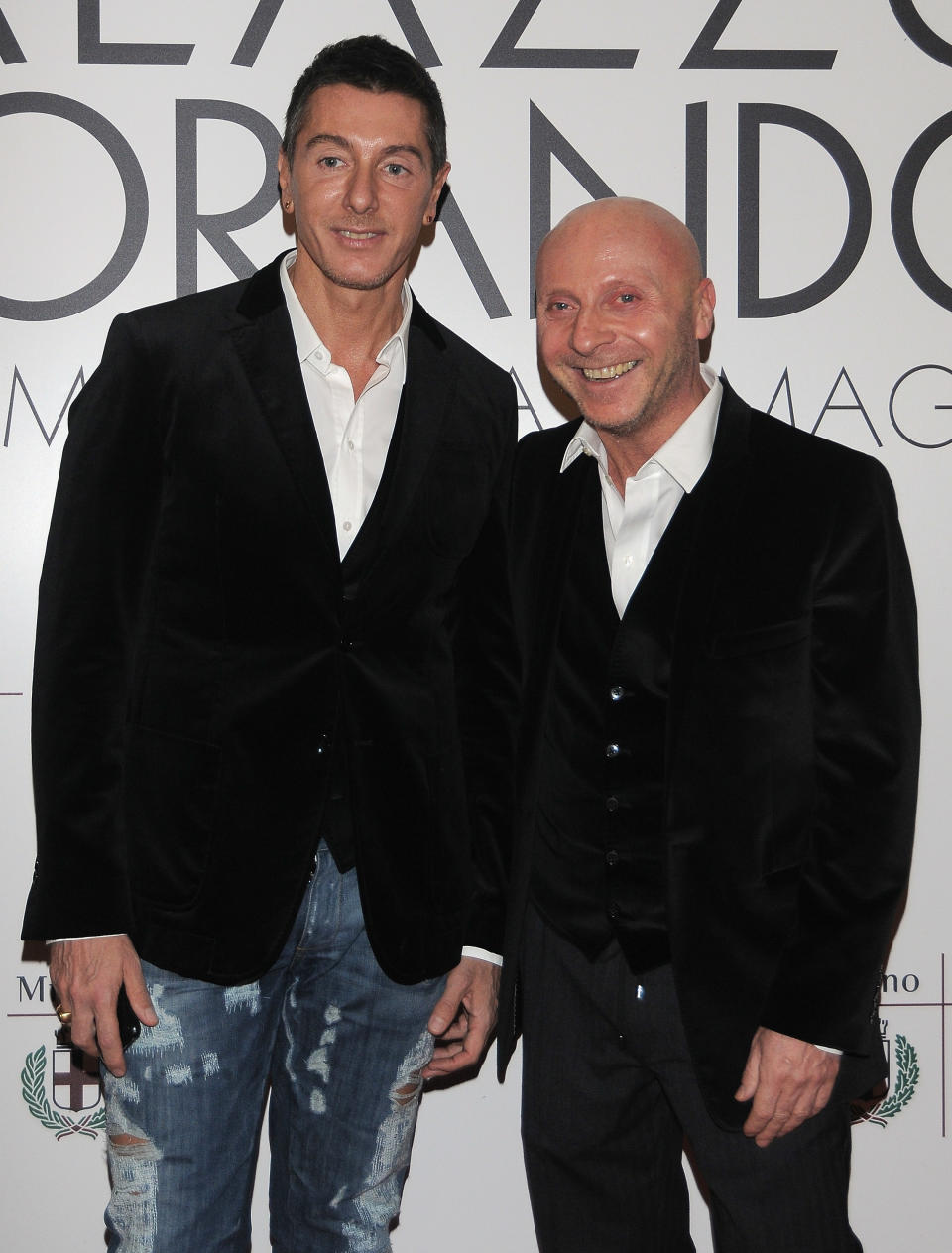 Gli stilisti Domenico Dolce e Stefano Gabbana hanno finanziato la ricerca dell'Humanitas sul sistema immunitario. "Per noi è un dovere morale supportare la ricerca scientifica", hanno dichiarato. (Photo by Stefania D'Alessandro/Getty Images)