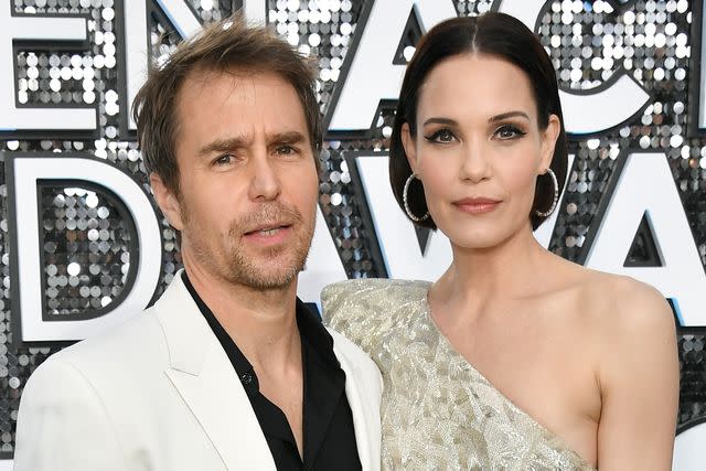 <p>Rob Latour/Variety/Penske Media via Getty</p> Sam Rockwell and Leslie Bibb