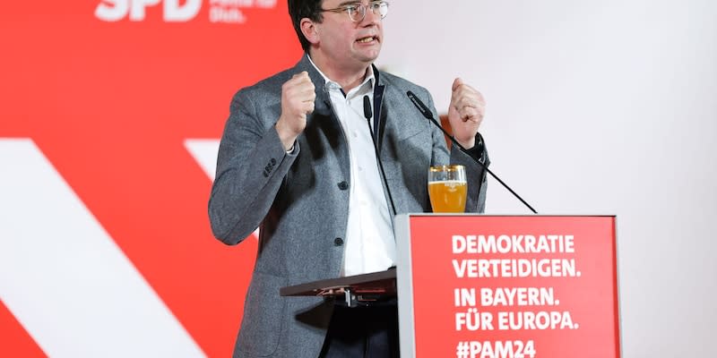 Florian von Brunn, SPD-Fraktionsvorsitzender im bayerischen Landtag.<span class="copyright">Daniel Karmann/dpa</span>