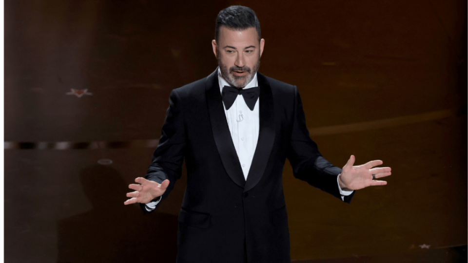 Jimmy Kimmel at the 96th Academy Awards in 2024 ( Kevin Winter/Getty Images)