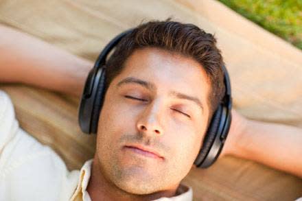 Listening to loud music through headphones could damage your hearing