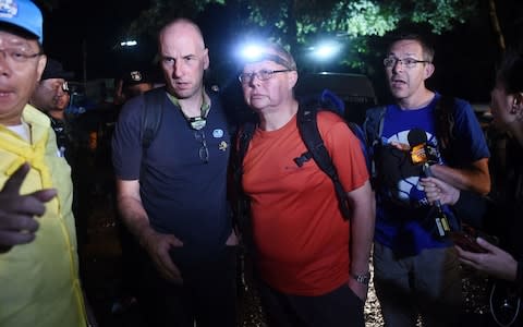 Richard William Stanton, Robert Charles Harper and John Volanthen - Credit:  AFP 