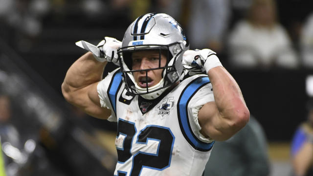 Christian McCaffrey claims the top spot in the AP's NFL running back  rankings