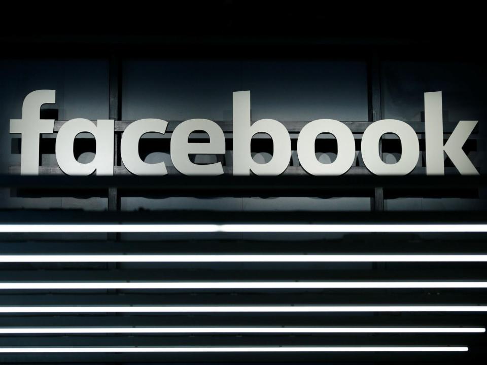 A Facebook logo is pictured at the Frankfurt Motor Show (IAA) in Frankfurt, Germany September 16, 2017 (Reuters)